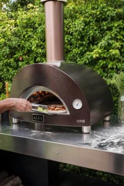 Alfa Nano Countertop Wood Fired Pizza Oven, Copper -Barbecue Supplies Store alfa nano countertop wood fired pizza oven copper pizza makers ovens 40053122498837