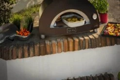 Alfa Nano Countertop Wood Fired Pizza Oven, Copper -Barbecue Supplies Store alfa nano countertop wood fired pizza oven copper pizza makers ovens 40053123055893