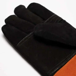 All Things BBQ Long Leather BBQ Gloves -Barbecue Supplies Store all things bbq long leather bbq gloves oven mitts pot holders 40019530940693