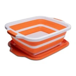 ATBBQ Collapsible Prep Tub With Built-in Cutting Board
