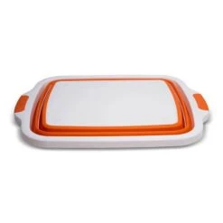 ATBBQ Collapsible Prep Tub With Built-in Cutting Board -Barbecue Supplies Store atbbq collapsible prep tub with built in cutting board kitchen tools utensils 40052925923605