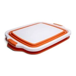 ATBBQ Collapsible Prep Tub With Built-in Cutting Board -Barbecue Supplies Store atbbq collapsible prep tub with built in cutting board kitchen tools utensils 40052925956373