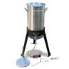 Bayou Classic 30qt Aluminum Turkey Fryer Kit -Barbecue Supplies Store bayou classic 30qt aluminum turkey fryer kit deep fryers 40053411119381