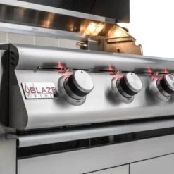 Blaze Grills Premium LTE 40” 5-Burner Gas Grill With Rear Burner And Built-In Lights -Barbecue Supplies Store blaze grills premium lte 40 5 burner gas grill with rear burner and built in lights outdoor grills 40052639367445