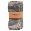 Charcoal 18" Square Cotton Napkin With Lace Trim -Barbecue Supplies Store charcoal 18 square cotton napkin with lace trim dinnerware 40053077868821