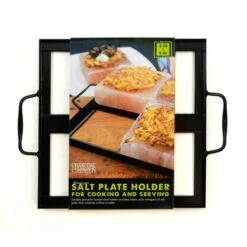 Charcoal Companion Himalayan Salt Plate Holder - Fits Square Set Of 4