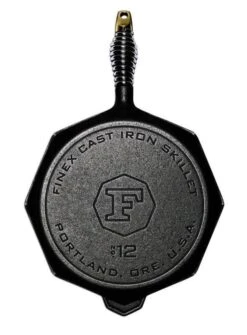 Finex 12" Cast Iron Skillet -Barbecue Supplies Store finex 12 cast iron skillet skillets frying pans 40053224079637