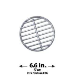High-Que Stainless Steel High-Heat Firegrate Upgrade For Big Green Egg