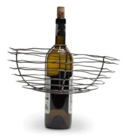 Kalalou Wire Wine Bottle Basket Topper -Barbecue Supplies Store kalalou wire wine bottle basket topper decor 40052932051221