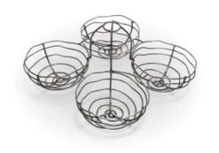 Kalalou Wire Wine Bottle Topper, Quad Basket -Barbecue Supplies Store kalalou wire wine bottle topper quad basket decor 40052931166485