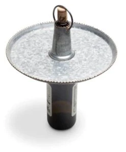 Kalalou Zinc Serving Bottle Topper -Barbecue Supplies Store kalalou zinc serving bottle topper decor 40052932575509