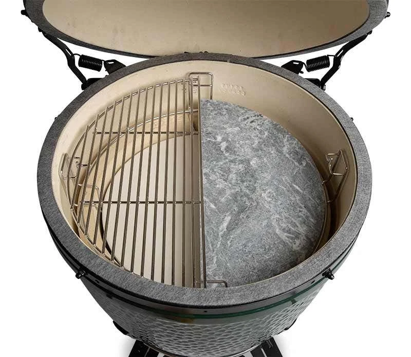 Kamado Joe Big Joe Half Moon Soapstone Cooking Surface 5 Kamado Joe Big Joe Half Moon Soapstone Cooking Surface - Image 3