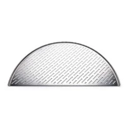Kamado Joe Big Joe Stainless Steel Half Moon Cooking Surface For Fish And Vegetables -Barbecue Supplies Store kamado joe big joe stainless steel half moon cooking surface for fish and vegetables outdoor grill accessories 40053062041877