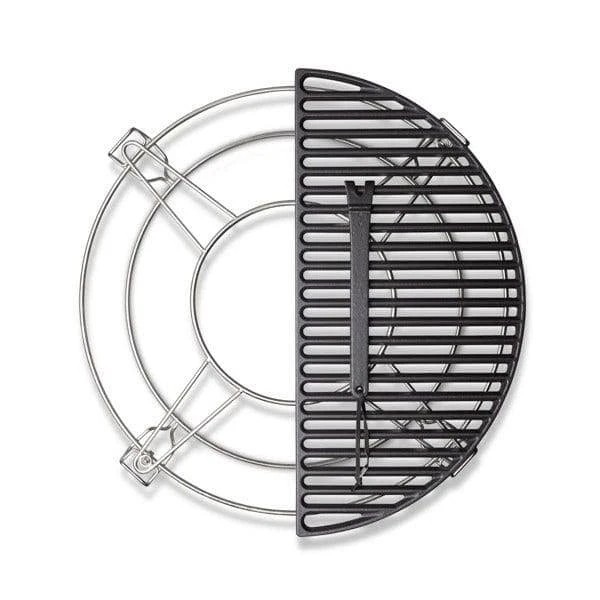 Kamado Joe Half Moon Cast Iron Cooking Grate For Classic Joe 18" Grill 5 Kamado Joe Half Moon Cast Iron Cooking Grate For Classic Joe 18" Grill - Image 3