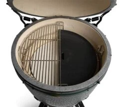 Kamado Joe Half Moon Cast Iron Reversible Griddle For Big Joe 24" Grill -Barbecue Supplies Store kamado joe half moon cast iron reversible griddle for big joe 24 grill outdoor grill accessories 40052994605333