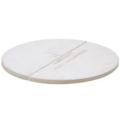 Kamado Joe Half Moon Ceramic Deflector Plates For Big Joe 24" Grill -Barbecue Supplies Store kamado joe half moon ceramic deflector plates for big joe 24 grill outdoor grill accessories 42209639891221