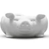 Large White Ceramic Pig Bowl