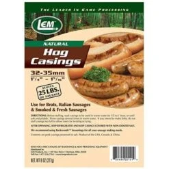 LEM Products Natural Hog Casing 8oz Bag