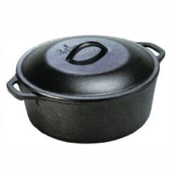 Lodge 5-Quart Cast Iron Dutch Oven, L8DOL3