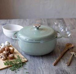 Lodge 6-Quart Enameled Cast Iron Dutch Oven