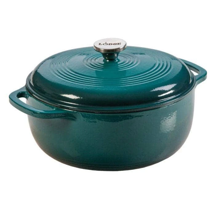 Lodge 6-Quart Enameled Cast Iron Dutch Oven 5 Lodge 6-Quart Enameled Cast Iron Dutch Oven - Image 3