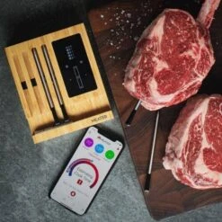 Meater Block 4 Probe Wireless Bluetooth Thermometer System -Barbecue Supplies Store meater block 4 probe wireless bluetooth thermometer system cooking thermometers 40053432025365