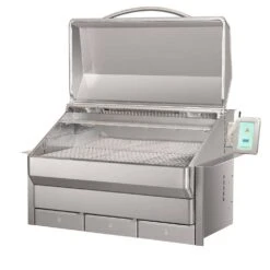 Memphis Wood Fire Grills Memphis Elite Built-In Pellet Grill, 304 Stainless Steel -Barbecue Supplies Store memphis wood fire grills memphis elite built in pellet grill 304 stainless steel outdoor grills 40053440282901