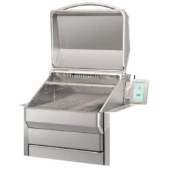 Memphis Wood Fire Grills Memphis Pro Built-In Pellet Grill, 304 Stainless Steel -Barbecue Supplies Store memphis wood fire grills memphis pro built in pellet grill 304 stainless steel outdoor grills 40053441134869