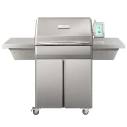 Memphis Wood Fire Grills Memphis Pro Pellet Grill On Cart, 304 Stainless Steel