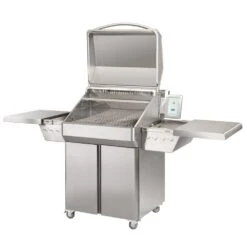 Memphis Wood Fire Grills Memphis Pro Pellet Grill On Cart, 304 Stainless Steel -Barbecue Supplies Store memphis wood fire grills memphis pro pellet grill on cart 304 stainless steel outdoor grills 40053439824149