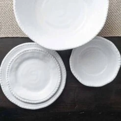 Merritt White Rope Dinnerware Collection