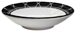 Merritt Black And White Dinnerware Collection -Barbecue Supplies Store merritt black and white dinnerware collection salad soup bowl dinnerware 41520759308565