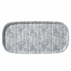 Merritt Tribal Blue Tribal Blue Melamine Collection -Barbecue Supplies Store merritt tribal blue tribal blue melamine collection appetizer tray dinnerware 41689197314325
