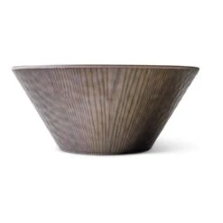 Merritt Walnutwood Melamine Serving Bowl