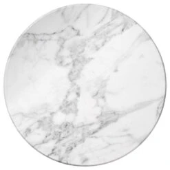 Merritt White Marble Melamine Dinnerware Collection -Barbecue Supplies Store merritt white marble melamine dinnerware collection serving tray round dinnerware 40053128102165