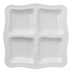 Merritt White Rope Dinnerware Collection -Barbecue Supplies Store merritt white rope dinnerware collection chip n dip 42531442622741