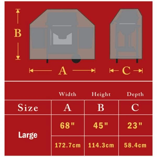 Montana Grilling Gear Reversible RTV-68 Gas Grill Cover 4 Montana Grilling Gear Reversible RTV-68 Gas Grill Cover - Image 2