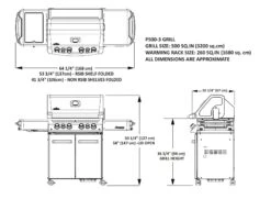 Napoleon Grills Prestige 500 Gas Grill On Cart, Stainless Steel -Barbecue Supplies Store napoleon grills prestige 500 gas grill on cart stainless steel outdoor grills 40892203630869