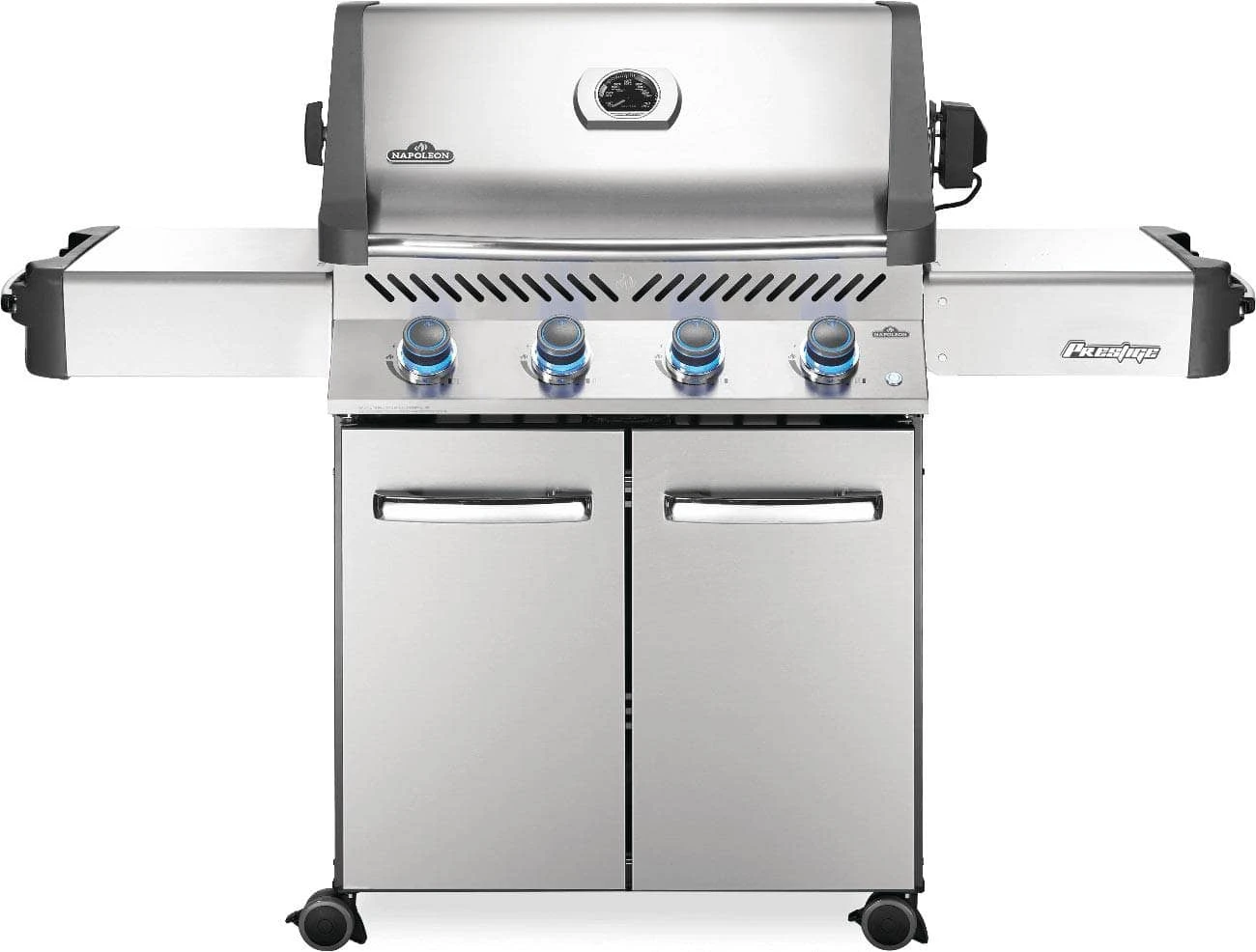 Napoleon Grills Prestige 500 Gas Grill On Cart, Stainless Steel