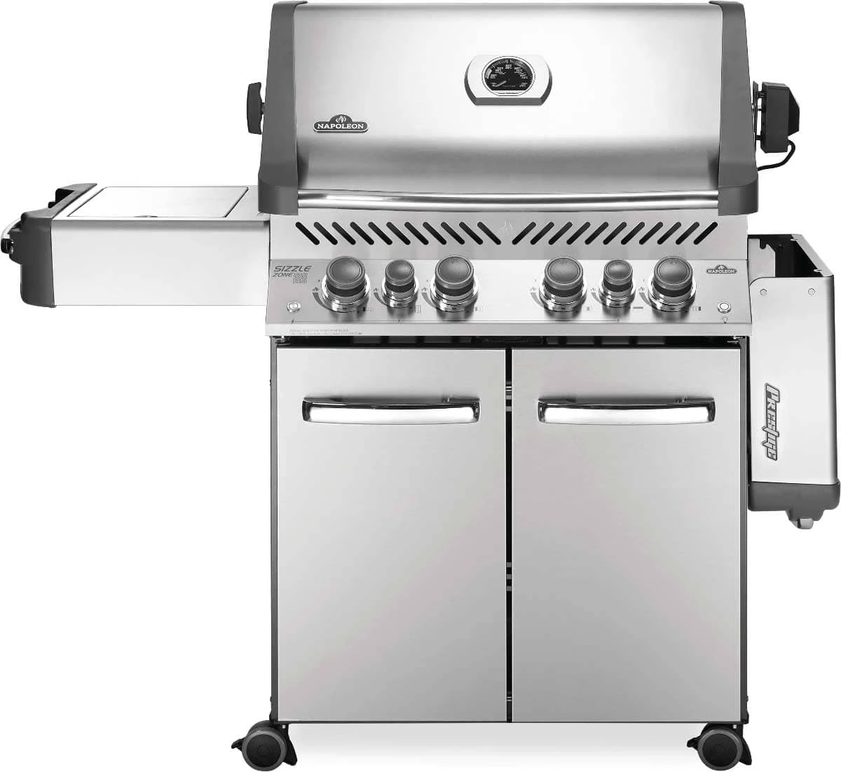 Napoleon Grills Prestige 500 Gas Grill With Infrared Side And Rear Burners, Stainless Steel 4 Napoleon Grills Prestige 500 Gas Grill With Infrared Side And Rear Burners, Stainless Steel - Image 2