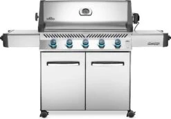 New Arrival 17 Napoleon Grills Prestige 665 Gas Grill On Cart, Stainless Steel