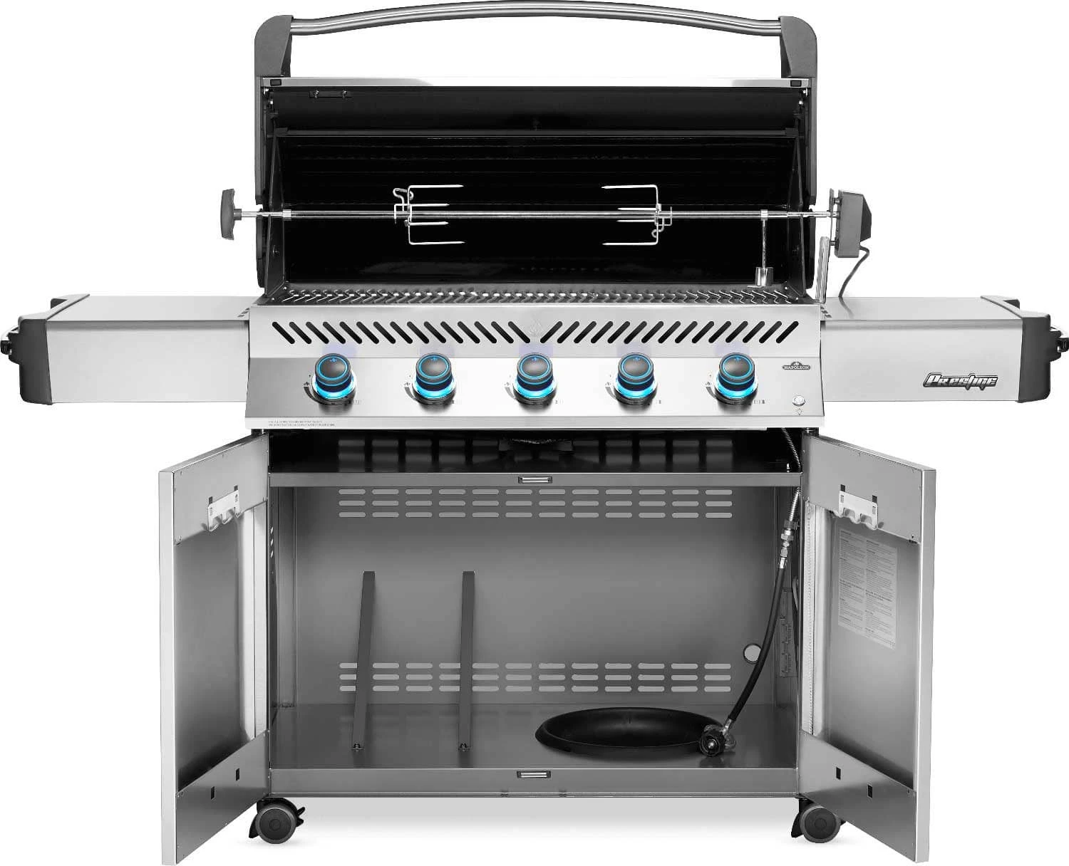 Napoleon Grills Prestige 665 Gas Grill On Cart, Stainless Steel 5 Napoleon Grills Prestige 665 Gas Grill On Cart, Stainless Steel - Image 3