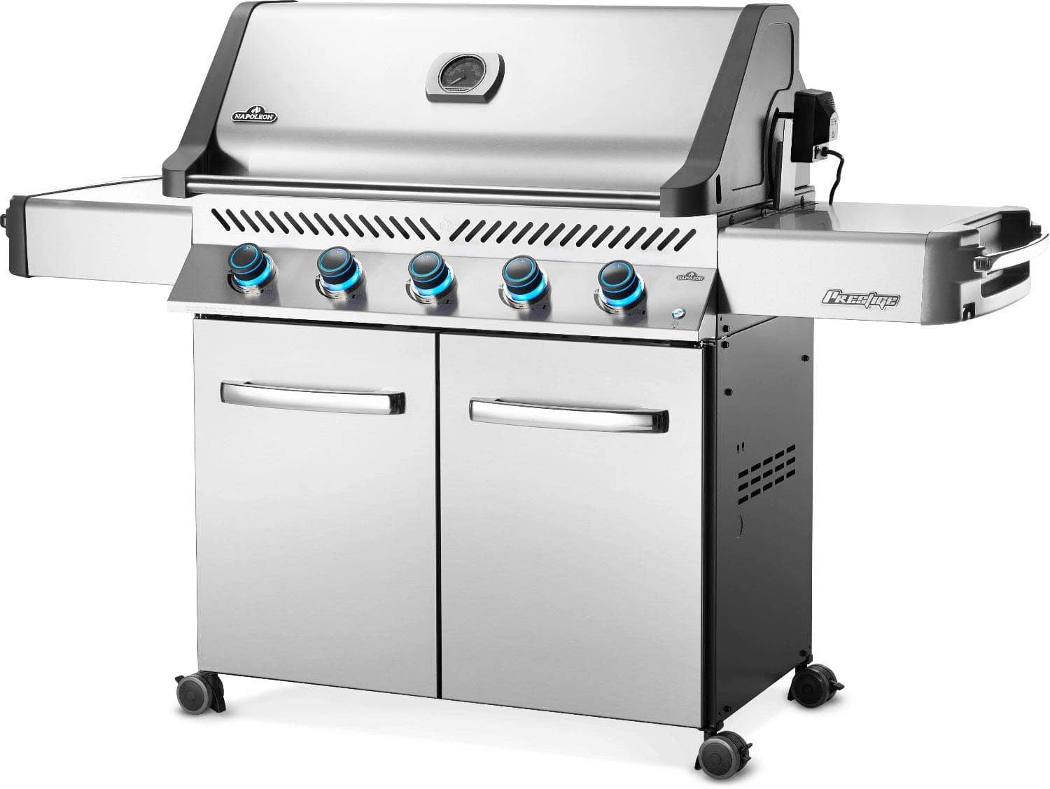 Napoleon Grills Prestige 665 Gas Grill On Cart, Stainless Steel 4 Napoleon Grills Prestige 665 Gas Grill On Cart, Stainless Steel - Image 2
