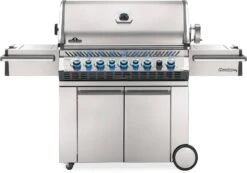 Napoleon Grills Prestige PRO 665 Gas Grill With Infrared Side And Rear Burners, Stainless Steel