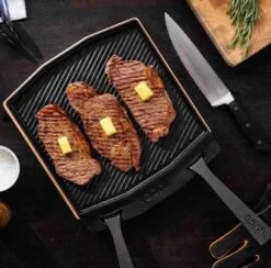 Ooni Dual-Sided Grizzler Plate -Barbecue Supplies Store ooni dual sided grizzler plate outdoor grill accessories 40053300461845