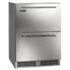 Perlick HC24 24" Undercounter Outdoor Refrigerator Drawers, Stainless Steel