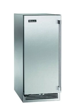 Perlick Signature HP15 15" Undercounter Outdoor Refrigerator With Stainless Steel Solid Door