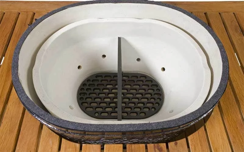 Primo Cast Iron Divider For Oval XL 4 Primo Cast Iron Divider For Oval XL - Image 2