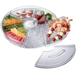 Prodyne AB-5-L Appetizers-On-Ice With Lids