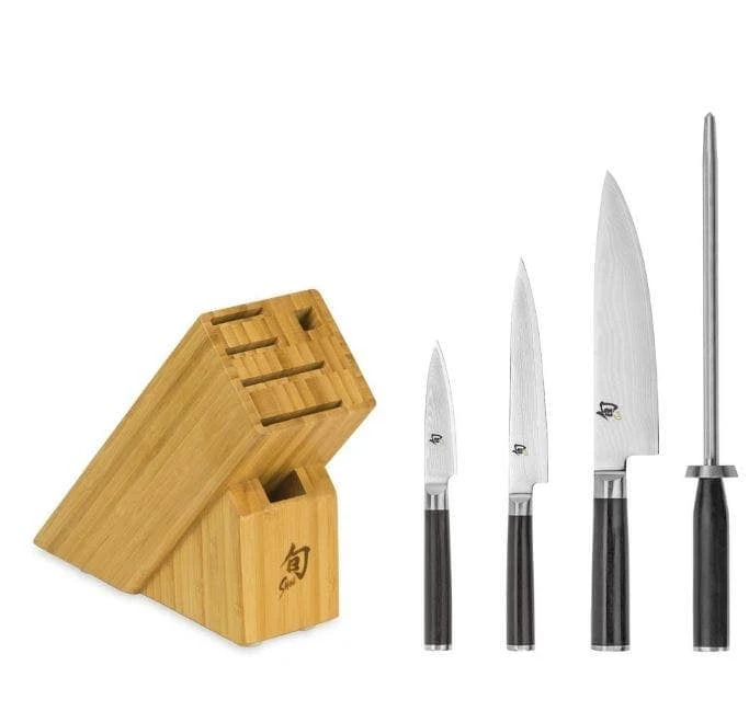 Shun Classic 5-Piece Starter Block Knife Set 3 Shun Classic 5-Piece Starter Block Knife Set